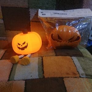 Pumpkin LED And Pet Costume Accessory